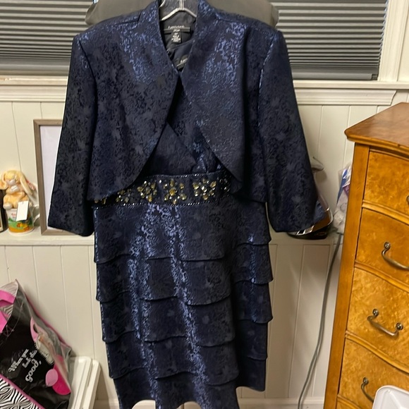 Veste Femme R&M Richards Vert Velours Pailleté - Taille 8 (US) - Occasion Très Bon état